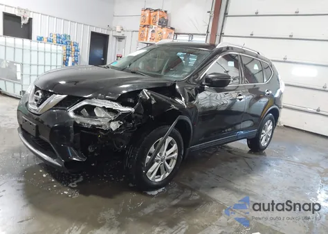 2016 Nissan Rogue Sv z USA, uszkodzony, nr VIN KNMAT2MV5GP604724